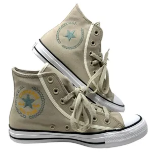 Converse Chuck Taylor High Top Shoes Canvas Beach Stone Men's Size Skate A06574C