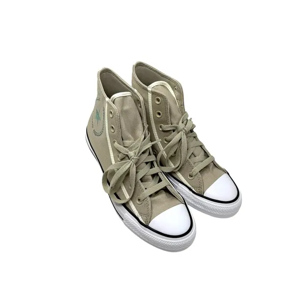 Converse Chuck Taylor High Top Shoes Canvas Beach Stone Men's Size Skate A06574C