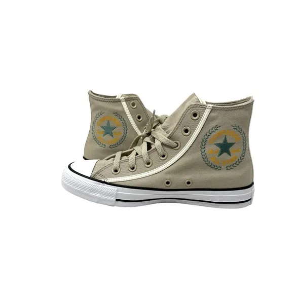 Converse Chuck Taylor High Top Shoes Canvas Beach Stone Men's Size Skate A06574C