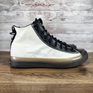 Converse Mens CX Explore Hi Counter Climate Fur Lined Black White Shoes 11.5
