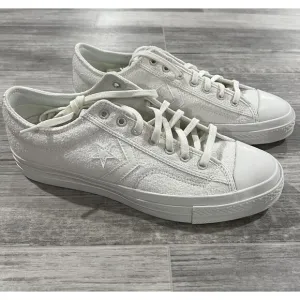 CONVERSE Shoes Mens 10.5 Vintage White Star Player 76 Faux Suede Sneaker Low Top