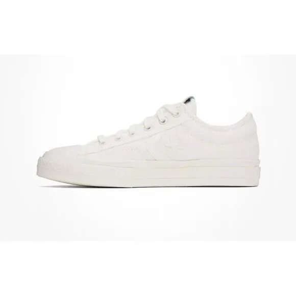 CONVERSE Shoes Mens 10.5 Vintage White Star Player 76 Faux Suede Sneaker Low Top