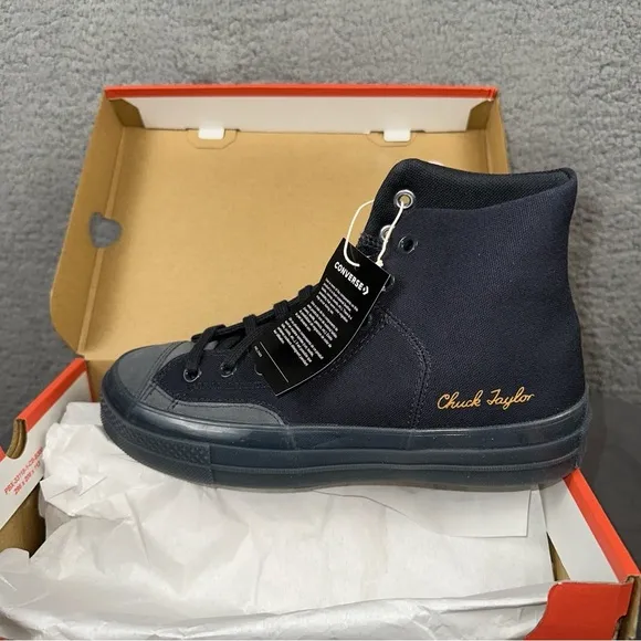Converse Shoes Mens 7 Black Gray Chuck 70 Marquis Hi Sneakers