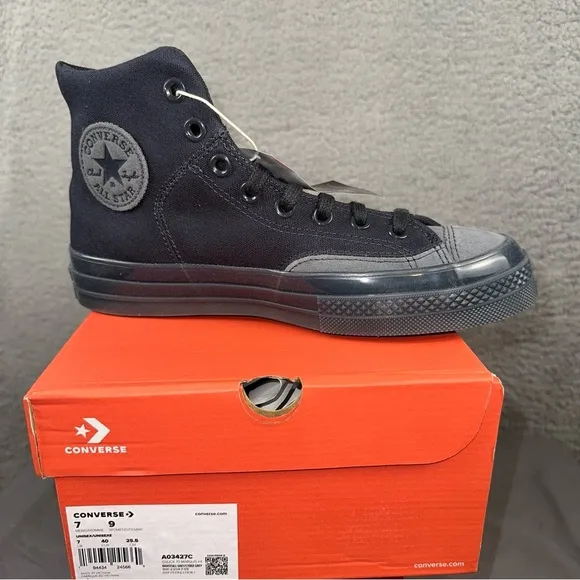 Converse Shoes Mens 7 Black Gray Chuck 70 Marquis Hi Sneakers