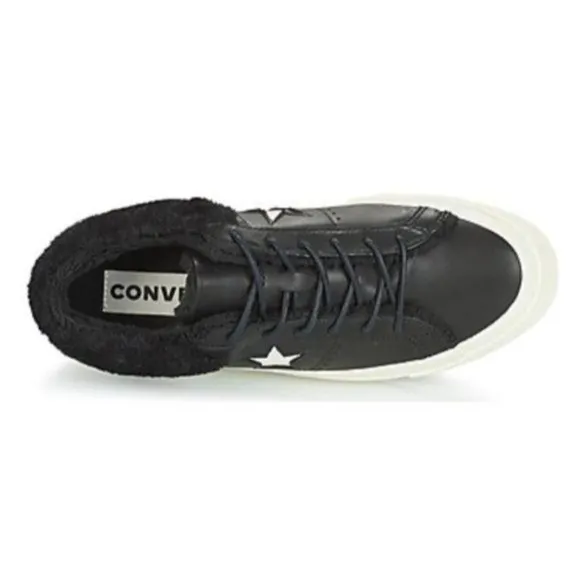 Converse Shoes One Star Ox Faux Fur Sneakers 5 NWB