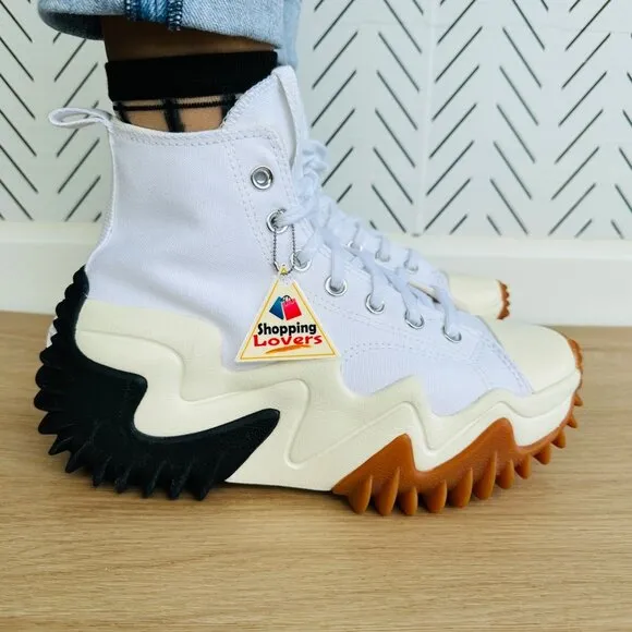 ⭐Converse Women Chunky Shoes 8.5 Run Star Motion CX Platform White 2000s 171546C