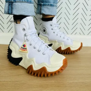 ⭐Converse Women Chunky Shoes 8.5 Run Star Motion CX Platform White 2000s 171546C