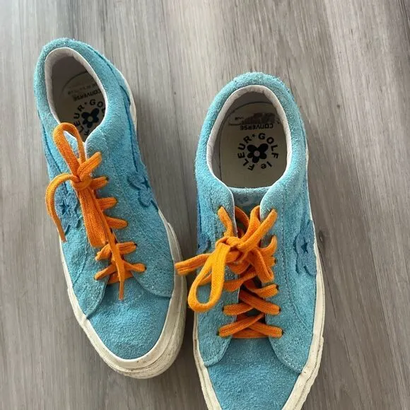 Converse All Star M7 W9 Blue Golf Le Fluer Shoes