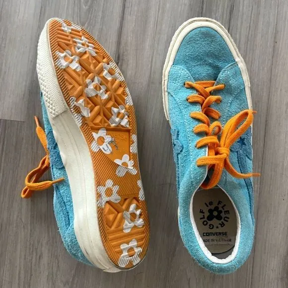 Converse All Star M7 W9 Blue Golf Le Fluer Shoes