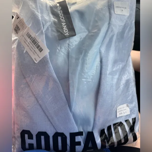 COOFANDY Men's Blazer Casual Sport Coats Slim Fit Two Button Suit Jacket NWT
