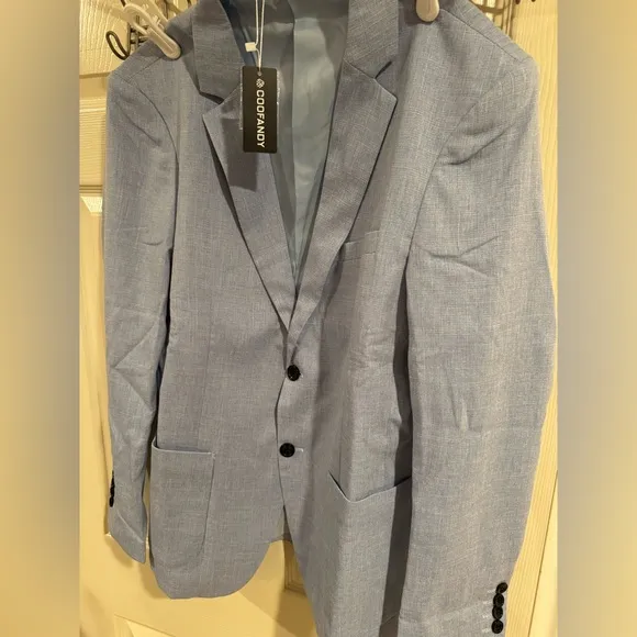 COOFANDY Men's Blazer Casual Sport Coats Slim Fit Two Button Suit Jacket NWT