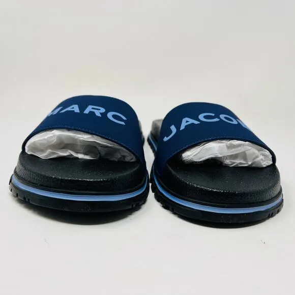 Copied - NEW! Marc Jacobs The Slide Navy Blue Sandal Shoe Flip Flop - 9