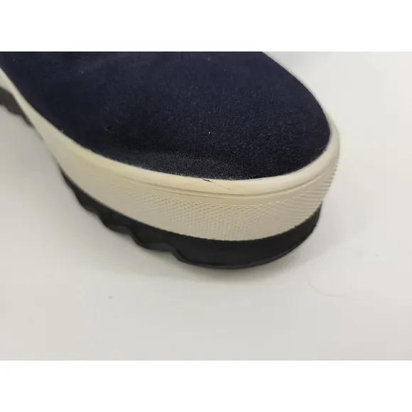 Cougar Blue Waterproof Vail Suede Faux Fur Blue Platform boots 7