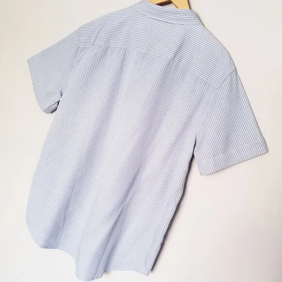 Cozy Earth Men's XXL Coastal Comfort Short Sleeve Button Down Shirt Linen $150