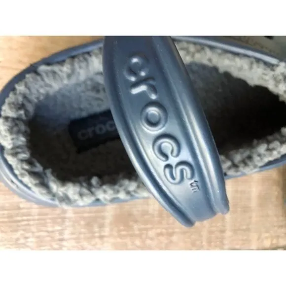 Crocs Baya Lined Clog Navy men shoes size 9