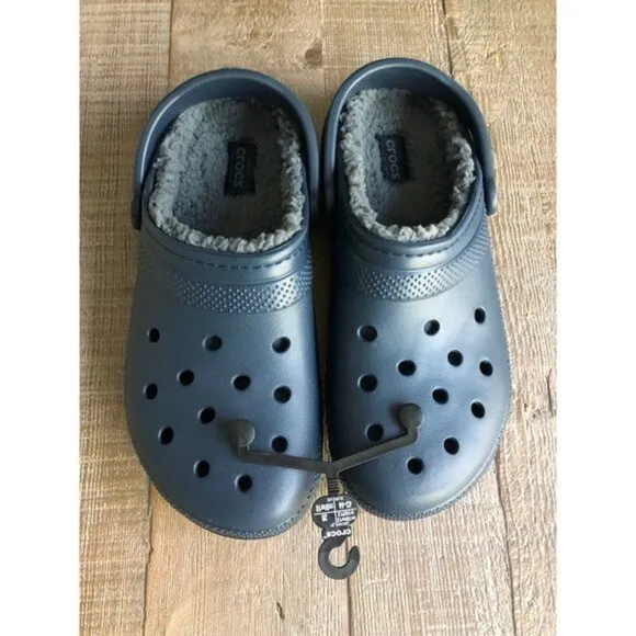 Crocs Baya Lined Clog Navy men shoes size 9