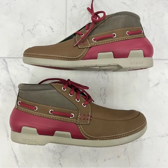 Crocs Beach Line Boat Chukka Shoe Size 10
