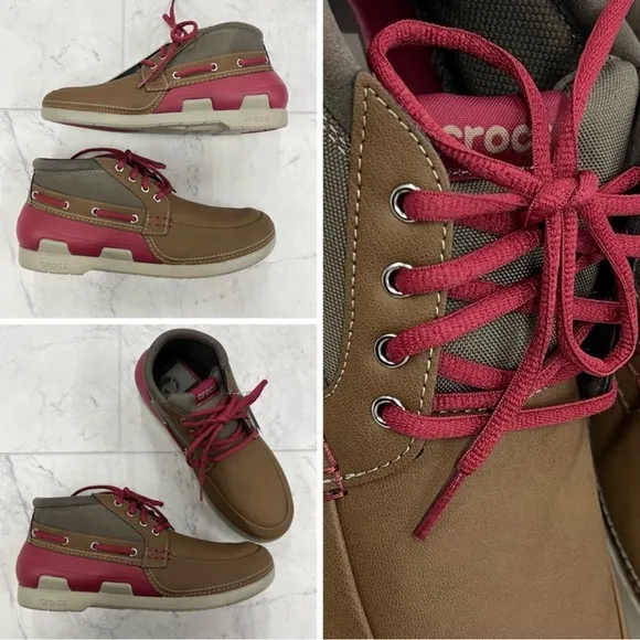 Crocs Beach Line Boat Chukka Shoe Size 10