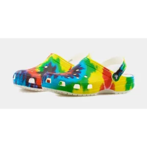 Crocs Rainbow Tie-Dye Clog Baya Sz 10 (Mens) 12 (Womens) New Slip On Mules