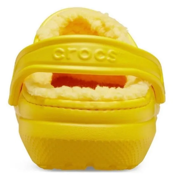 Crocs Yellow Lined Slip On
