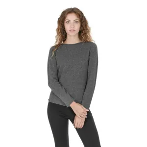 Crown of Edinburgh Cashmere Womens Boat Neck Sweater COE 0025 SMOG