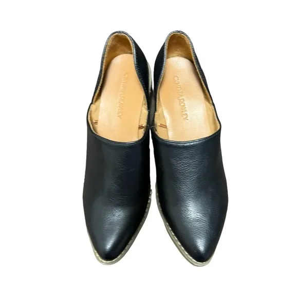 Cynthia Rowley Eddie Shoe Bootie Black Pointed Toe Size 9