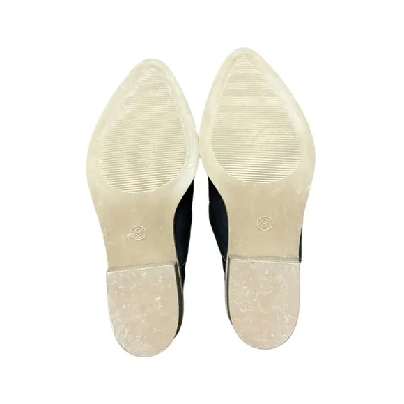 Cynthia Rowley Eddie Shoe Bootie Black Pointed Toe Size 9