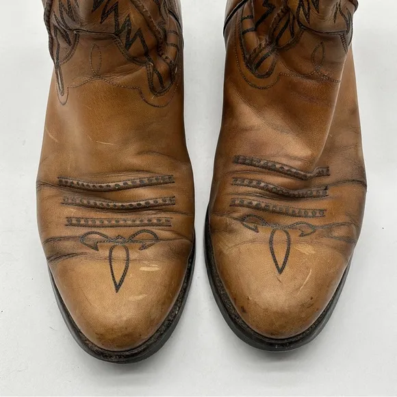 Dan Post Marlboro Leather Western Boots Men's 10 D