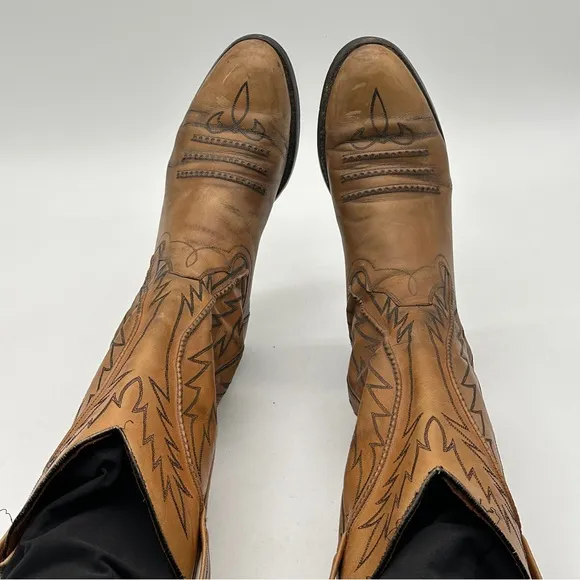 Dan Post Marlboro Leather Western Boots Men's 10 D