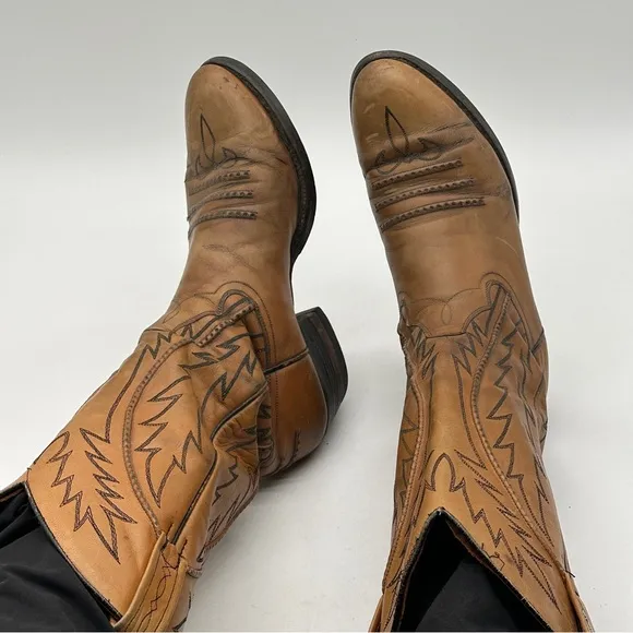 Dan Post Marlboro Leather Western Boots Men's 10 D