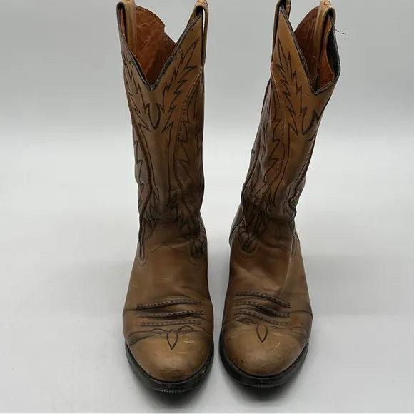 Dan Post Marlboro Leather Western Boots Men's 10 D