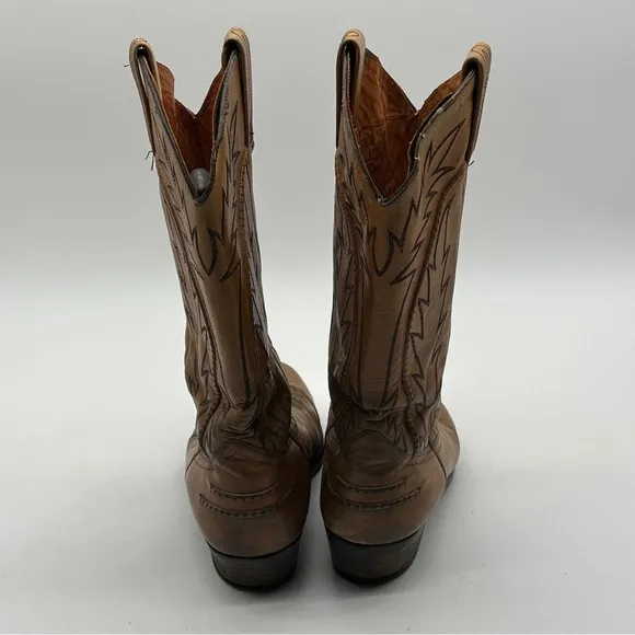 Dan Post Marlboro Leather Western Boots Men's 10 D