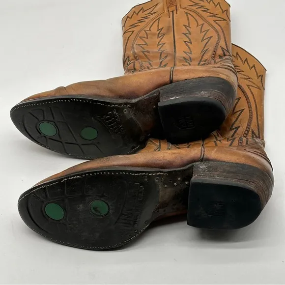 Dan Post Marlboro Leather Western Boots Men's 10 D