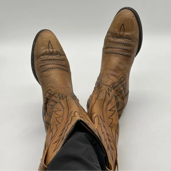 Dan Post Marlboro Leather Western Boots Men's 10 D