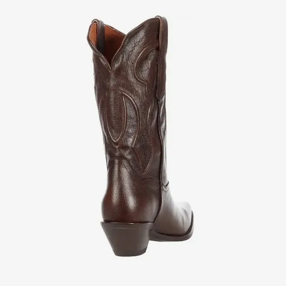 Dan Post Mataya Antique Tan brown western cowboy midcalf boots size 9.5 brandnew