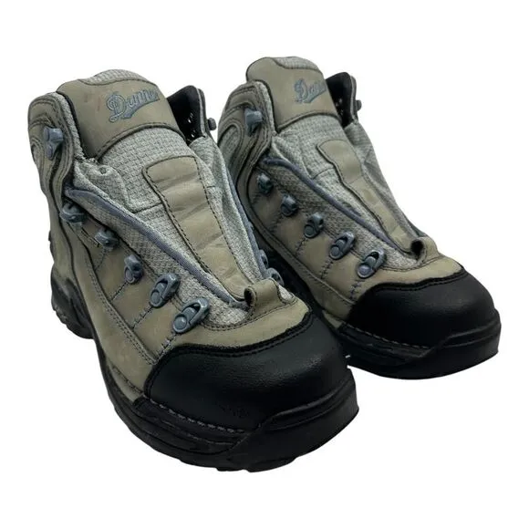 Danner Women's  US Sz.7 453 GTX Blue/Grey Lace Up Hiking Boots Preowned 45385