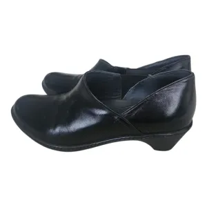 Dansko Black Leather Slip On Comfort Work Baylee Pump Womens 41