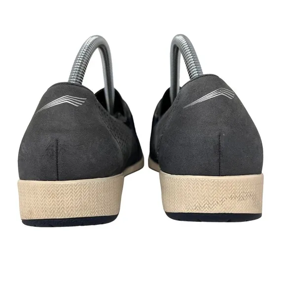Dansko Odina Navy Blue Nubuck Vented Leather Comfort Slip On Shoes Size 39 9