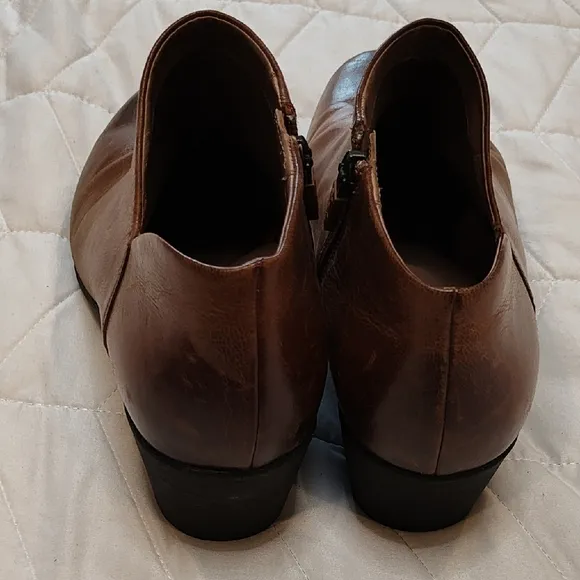 Dansko Womens Raina Leather Round Toe Ankle Fashion BOOTS Brown size 39/9