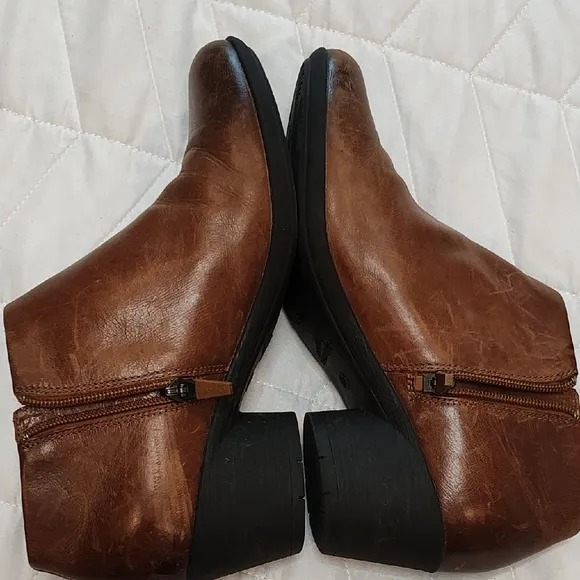 Dansko Womens Raina Leather Round Toe Ankle Fashion BOOTS Brown size 39/9