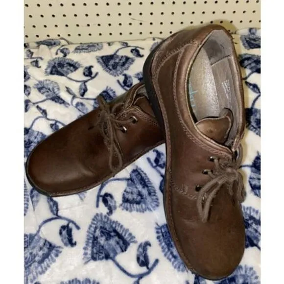 Dansko Mens  Leather Comfort Support Shoes Brown Sz 42/9