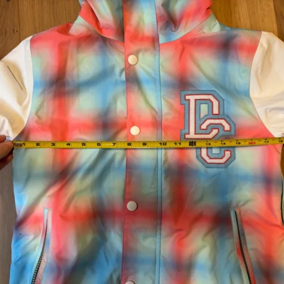 DC Shoes Women’s Water Resistant Snow Puffer Jacket Fur Size Small Multi…
