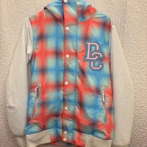 DC Shoes Women’s Water Resistant Snow Puffer Jacket Fur Size Small Multi…