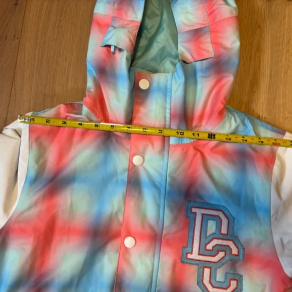 DC Shoes Women’s Water Resistant Snow Puffer Jacket Fur Size Small Multi…