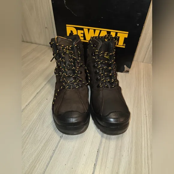 Dewalt Ashville Men's Black Work Boots Safety Toe Waterproof Slip Resistant 10.5