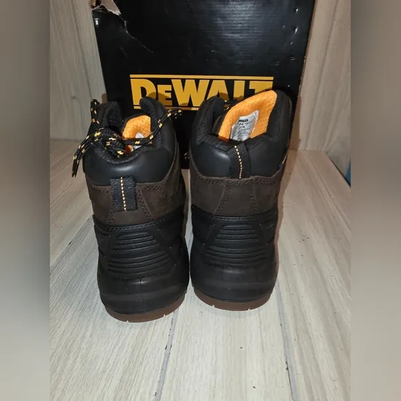 Dewalt Ashville Men's Black Work Boots Safety Toe Waterproof Slip Resistant 10.5