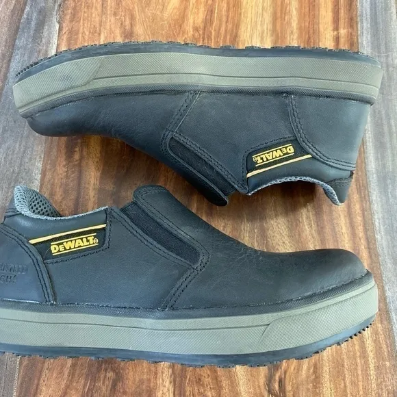 Dewalt Plasma Slip On Aluminum Toe Black Safety Shoes