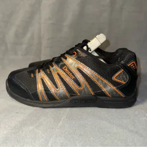 Dexter Bowling Shoes Black/Orange Zig Zag Mens Bowling Shoes Size 9