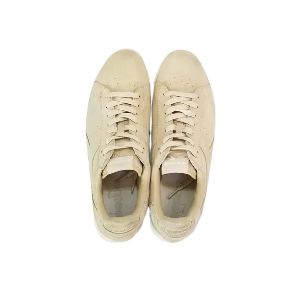 Diadora Game Low S Suede Trainers in Beige Bleached Mens Size 11 M