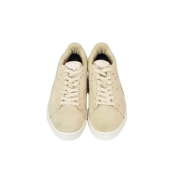 Diadora Game Low S Suede Trainers in Beige Bleached Mens Size 11 M
